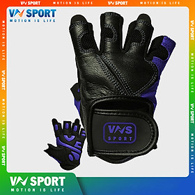 Găng Tay Da Tập Gym VNS001, Găng Tay Da Chạy Xe Cao Cấp (Wejght Lifting Gloves - Professional)