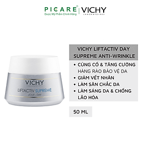 Kem Dưỡng Chống Nhăn Và Săn Chắc Da Ban Ngày Vichy Liftactiv Supreme - 100679444 (50ml)