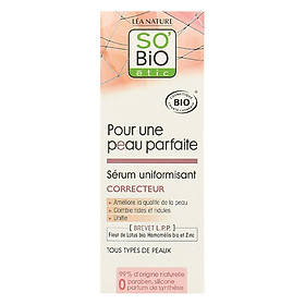 Tinh Chất Dưỡng Ẩm Hữu Cơ Làm Sáng Da Với Tinh Chất Hoa Sen So'Bio Etic (30ml)