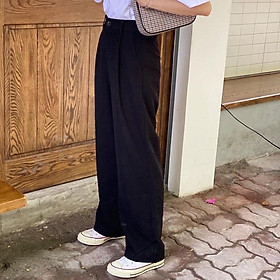 Quần vải EMMA BLACK PANTS