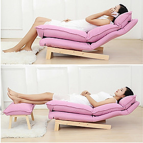 Ghế thư giãn kèm đôn, ghế ngả lưng, ghế sofa GSF006