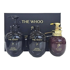 Bộ Dầu Gội và Xả The Whoo Spa Scalp Anti Aging & Hair Lifting Shampoo