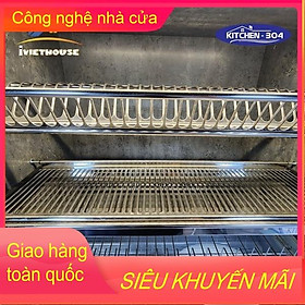 Gía bát cố định 2/3 Tầng Chữ V Inox