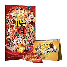 Nơi bán Gala Nhạc Việt 13: Vui như Tết (Bộ 2 DVD) + tặng kèm bộ lịch để bàn Việt Nam tươi đẹp và 5 bao lì xì Gala nhạc Việt Tết. - Giá Từ -1đ