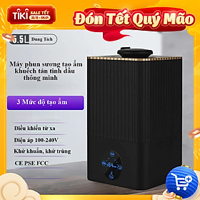 Mua Máy Tạo Ẩm Phun Sương Khuếch Tán Tinh Dầu Dung Tích Lớn 5.5 Lít Dành Cho Văn Phòng  Gia Đình