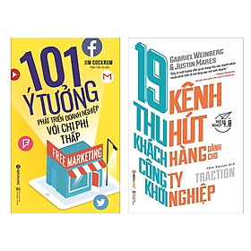 Hình ảnh Combo Sách Marketing - Bán Hàng : Free Marketing 100 Ý Tưởng Phát Triển Doanh Nghiệp Với Tiêu Chí Thấp + 19 Kênh Thu Hút Khách Hàng Công Ty Khởi Nghiệp ( Combo Sách Tạo Dựng Doanh Nghiệp Hùng Mạnh / Tặng Kèm Bookmark Green Life )