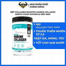 Bột Collagen Boosted Marine Collagen North Coast Naturals Hộp 250g