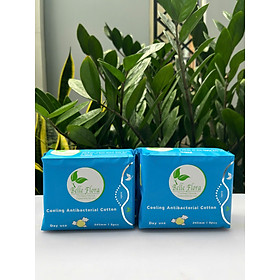 Bộ Băng Vệ Sinh Belle Flora Ban Ngày Cotton 8 miếng - combo 2 gói