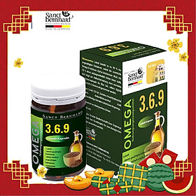 Omega 369 Sanct Bernhard hỗ trợ giảm mỡ máu, bổ tim, bổ mắt, cải thiện trí nhớ, làm đẹp da - Hộp  90 viên