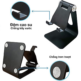 Giá Đỡ Điện Thoại, Máy Tính Bảng Kim Loại Nguyên Khối Basic Stand