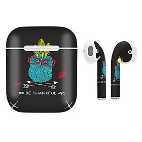 Mua Miếng dán skin chống bẩn cho tai nghe AirPods in hình thiết kế - atk234 (bản không dây 1 và 2)