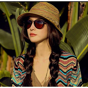 NÓN PHỚT CAO BỒI MIỀN VIỄN TÂY, MŨ PHỚT CAO BỒI NAM NỮ ĐI BIỂN GẤP GỌN Dona21052201