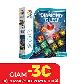 Đồ chơi trí tuệ SmartGames Thử thách Diamond Quest cho bé từ 8 tuổi với 80 thử thách
