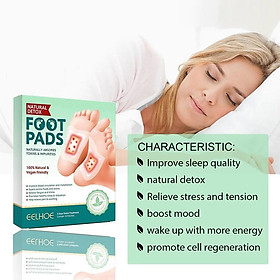 Mua Miếng dán bàn chân thải độc cải thiện giấc ngủ Detox Foot Patches (hộp 10cái)