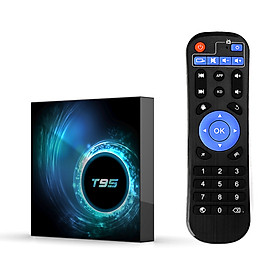 T95 Android 10.0 Smart TV Box Allwinner H616 Quad-core 64 Bit 4K Media Player 6K HDR H.265 VP9 4GB / 128GB 2.4G & 5G