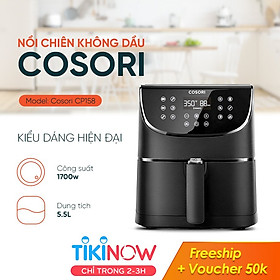 NỒI CHIÊN KHÔNG DẦU ĐIỆN TỬ COSORI (AIR FRYER) 5.8 Qt / 5.5 LÍT- HÀNG CHÍNH HÃNG
