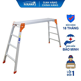 Thang nhôm bàn cao cấp Nikawa, NKC-120, chiều cao sử dụng 120cm