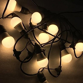 Mua COMBO DÂY và ĐÈN Ngoài Trời Trang Trí Quán Cà Phê  Trang Trí sân vườn ( Dây + Đèn)
