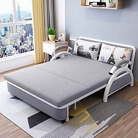 Mua Sofa giường gấp gọn đa năng  ghế sofa giường nằm tặng kèm 2 gối KT 1m28x1m9