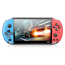 X12 5.1inch Retro Handheld Game Game Console màn hình IPS tích hợp 10000 Trò chơi cổ điển Trò chơi di động Người chơi hỗ trợ TF Card Color: x12 Red