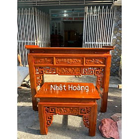 Mua Bộ án gian thờ bàn thờ bàn cúng bàn gia tiên ngang 1m27-1m53