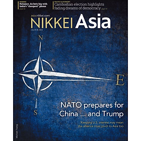Ảnh bìa Tạp chí Tiếng Anh - Nikkei Asia 2023: kỳ 30: NATO PREPARES FOR CHINA … AND TRUMP