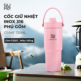 Cốc giữ nhiệt Inox 316 phủ gốm Hàn Quốc GM-F3301 dung tích 735ml - Hàng chính hãng