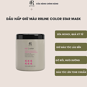 Dầu hấp giữ màu và phục hồi tóc nhuộm RRline Color Star Mask 1000ml