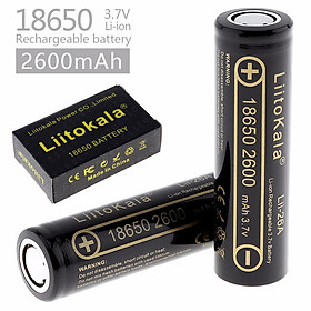 Pin Sạc LiitoKala lii-26A 18650 2600mAh Hàng Chính Hãng