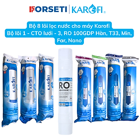 Mua Combo 8 lõi lọc nước Karofi Hàng chính hãng dùng cho máy lọc nước Karofi 8 cấp S-S038