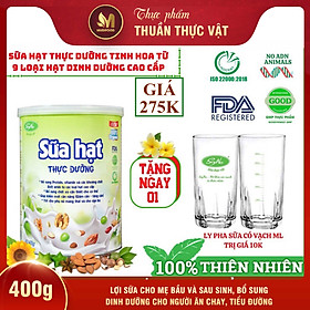 Sữa Hạt Thực Dưỡng Soyna, Thuần Thực Vật 9 Loại Hạt Cao Cấp - Lợi Sữa Cho Mẹ Bầu Và Sau Sinh, Bổ Sung Dinh Dưỡng Cho Người Tiểu Đường, Ăn Kiêng, Tăng Giảm Cân - Hộp 400g, 480g Tặng Ly Thủy Tinh Có Vạch Chia ML, Hộp 480g Tặng Thêm 2 Gói Sữa Hạt Chay 30g