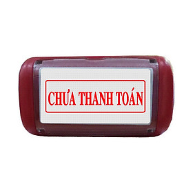 Con dấu liền mực Chưa Thanh Toán (Mực đỏ)