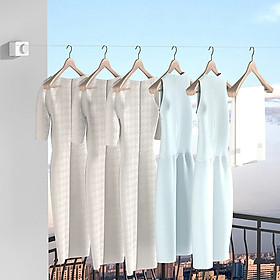 Dây cáp treo phơi quần áo Invisible Clothesline cao cấp 4.2m