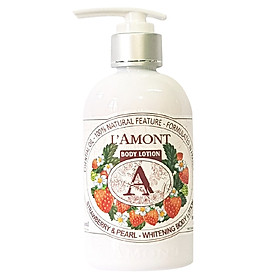 Sữa Dưỡng Thể L'amont En Provence Strawberry Whitening Body Lotion (250ml)