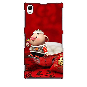 Ốp lưng dành cho điện thoại SONY Z2 Heo Ăn Kẹo