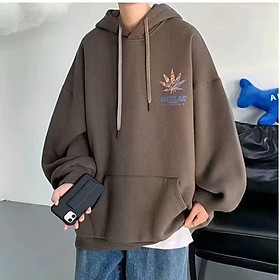 Áo Hoodie Tay Dài Dáng Rộng In Họa Tiết Lá Phong Phong Cách Mỹ Thời Trang Cho Nam Và Nữ Size M-5XL