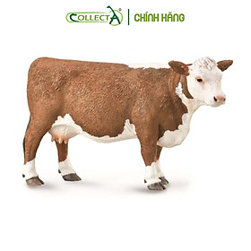 Mô hình thu nhỏ Bò Hereford mẹ - Hereford Cow , hiệu CollectA