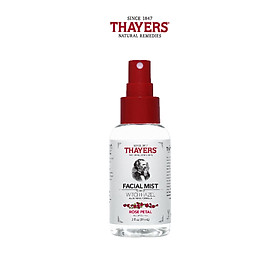 Nước hoa hồng không cồn THAYERS - Hương hoa hồng - Dạng xịt 89ml