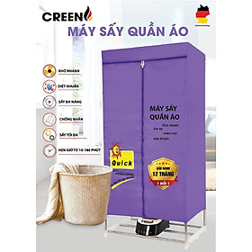 Mua Máy sấy quần áo 2 tầng Creen CR-TS160 công suất 1500W  khối lượng sấy 20kg  sấy khô tĩnh học - Hàng chính hãng