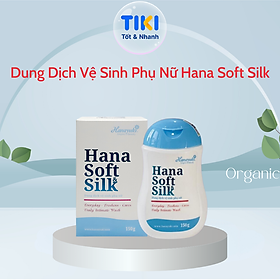 Dung Dịch Vệ Sinh Phụ Nữ & Nam Hana Soft Silk - VB Soft Silk Hanayuki Chính Hãng Giữ Ẩm Cân Bằng Độ PH 150g