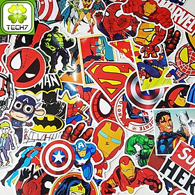 Hình ảnh Sticker Siêu Anh Hùng Marvel set 30 ảnh