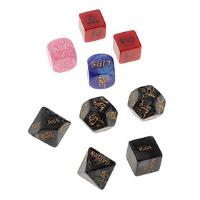 9x Sex Dice Positions Adult Couples Game Toy Naughty Bed