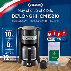 [Hàng chính hãng] Máy pha cà phê Drip DeLonghi ICM15210.1