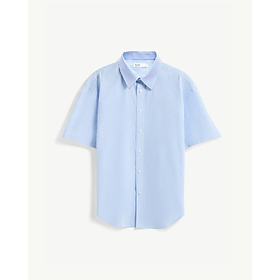 Áo sơ mi tay ngắn nam kẻ sọc.Loose - RT 10S25SHS017 | ROUTINE CÀ MAU