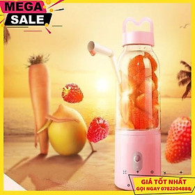 Mua Máy Xay Sinh Tố Mini Cầm Tay 500Ml Dùng Sạc Không Dây Tiện Lợi Di Chuyển. Shop Giao Mầu Ngãu Nhiên - Giao Hàng Toàn Quốc