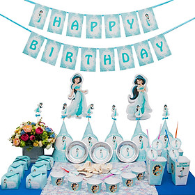 Set Trang Trí Sinh Nhật Để Bàn Công Chúa Jasmine Punkdecor 1917132