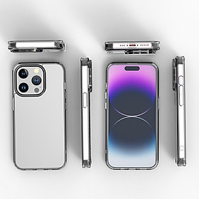 Ốp lưng chống sốc nhám cho iPhone 15 Pro Max, 15 Pro, 15 Plus, iP 15 Gucase Fosted chống vân tay - Hàng nhập khẩu