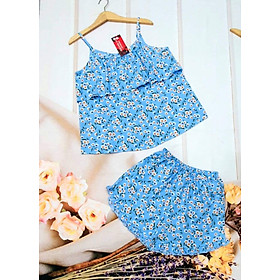 Đồ Bộ Mặc Nhà, Đồ Bộ Nữ Đùi Tole 2 Dây, BigSize, Màu Số 10