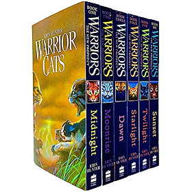 Truyện đọc thiếu niên tiếng Anh: Warrior Cats Series 2 - The New Prophecy 6 Books Collection (Sunset, Twilight, Starlight, Dawn, Moonrise, Midnight)