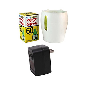 Combo Máy Đuổi Muỗi + Lọ tinh Dầu + Cục Đổi Nguồn